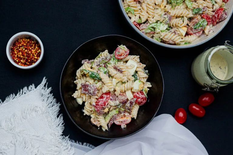 Protein BLT Pasta Salad Recipe
