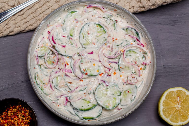 Greek Yogurt Cucumber Salad
