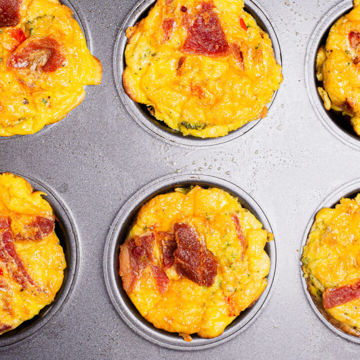 Bacon Broccoli Egg Muffins